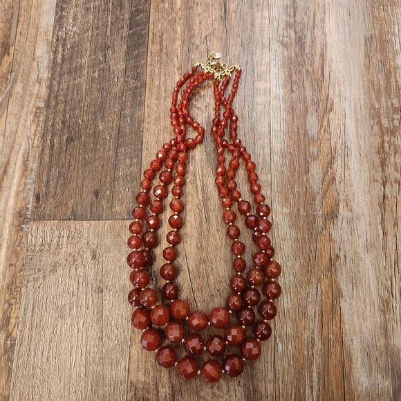 Jewelry - Three Strand Beaded Necklace